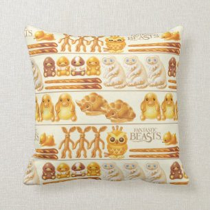 Kowalski Bakery Rows of Treats Pattern Cushion