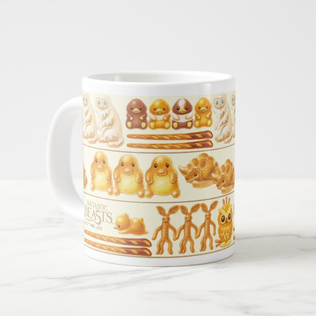 Kowalski Bakery Rows of Treats Pattern Large Coffee Mug (Front Left)
