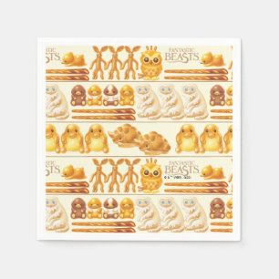 Kowalski Bakery Rows of Treats Pattern Napkin