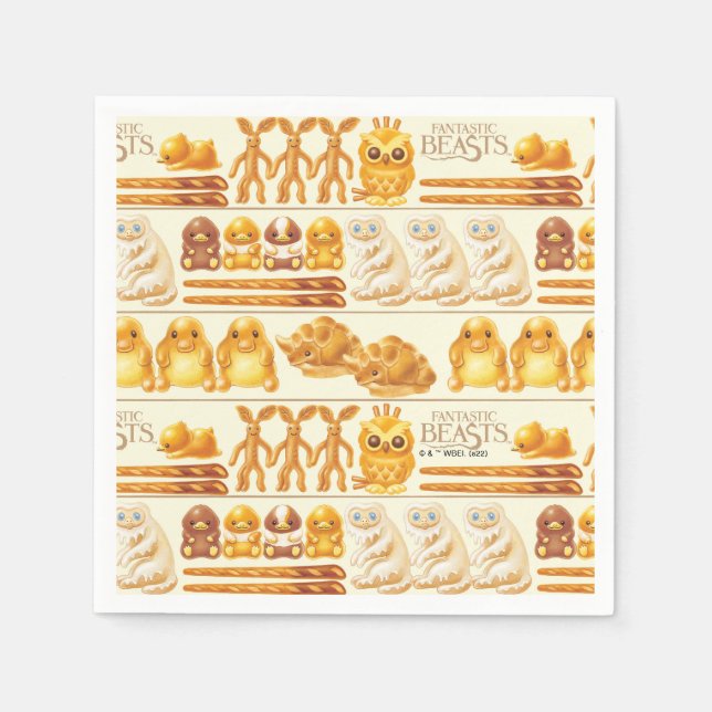 Kowalski Bakery Rows of Treats Pattern Napkin (Front)