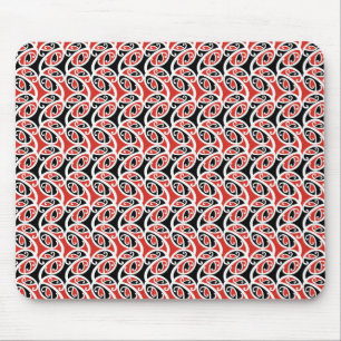 Kowhaiwhai Mangopare Maori Tribal Pattern Mouse Mat