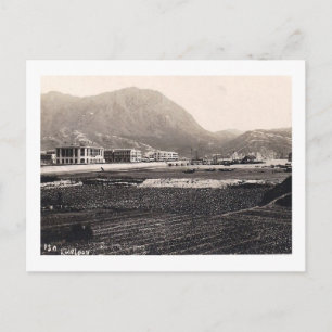 Kowloon Boats in the Harbour Hong Kong Vintage Postcard