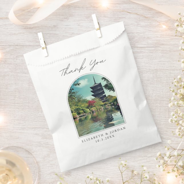 Koyoto Wedding Thank You Photo Favour Bag (Clipped)