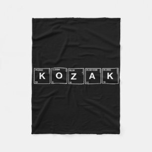 Kozak - Funny Ukrainian Patriot Shirt Retro Ukrain Fleece Blanket