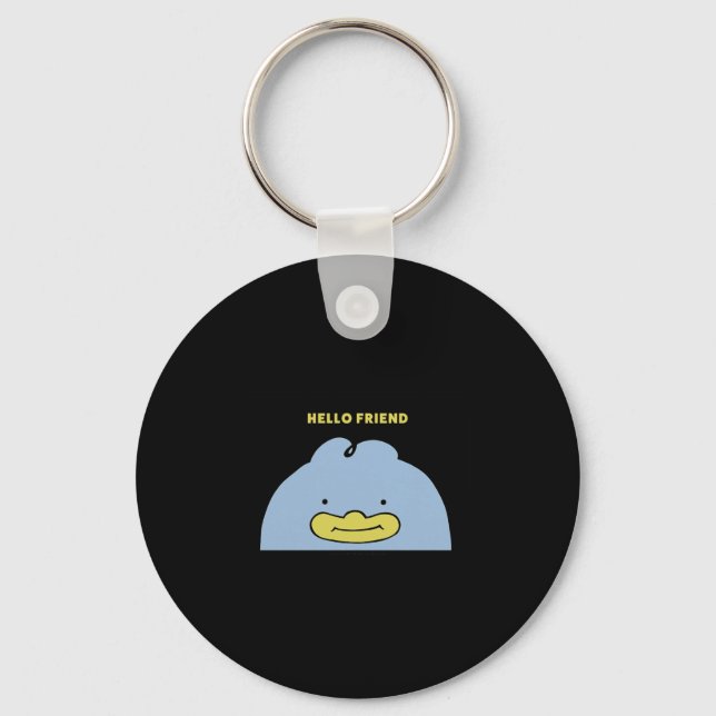 Kp Demon Hunters Halloween Hello Friend Card Rtrai Key Ring (Front)
