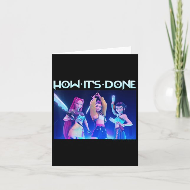 Kp Demon Hunters Halloween How It's Done Huntrix G Card (Front)