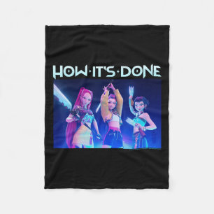 Kp Demon Hunters Halloween How It's Done Huntrix G Fleece Blanket