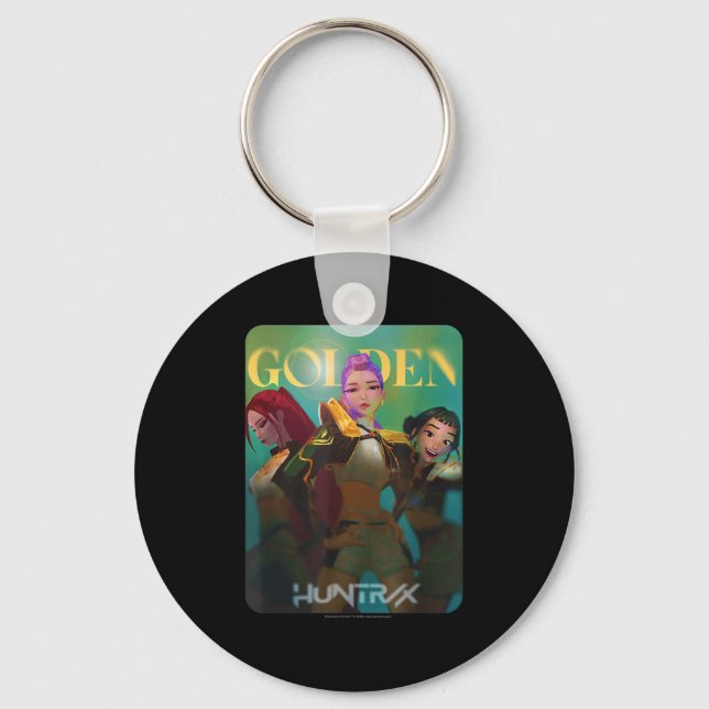 Kp Demon Hunters Halloween Huntrix Golden Photocar Key Ring (Front)
