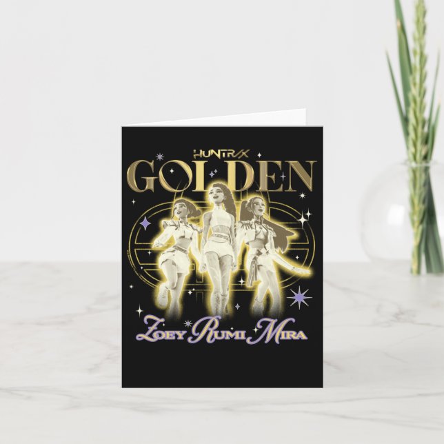 Kp Demon Hunters Halloween Huntrix Golden Trio Ste Card (Front)