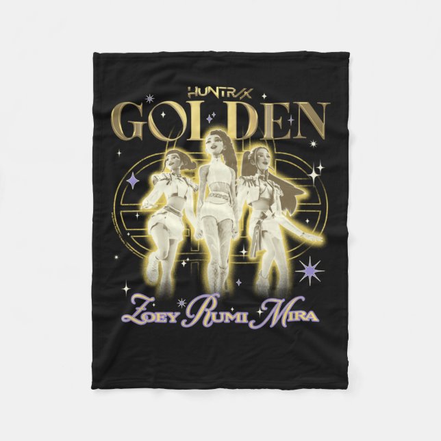 Kp Demon Hunters Halloween Huntrix Golden Trio Ste Fleece Blanket (Front)