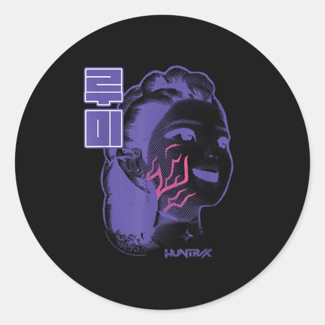 Kp Demon Hunters Halloween Huntrix Rumi Demon Mark Classic Round Sticker (Front)