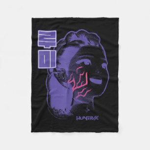 Kp Demon Hunters Halloween Huntrix Rumi Demon Mark Fleece Blanket
