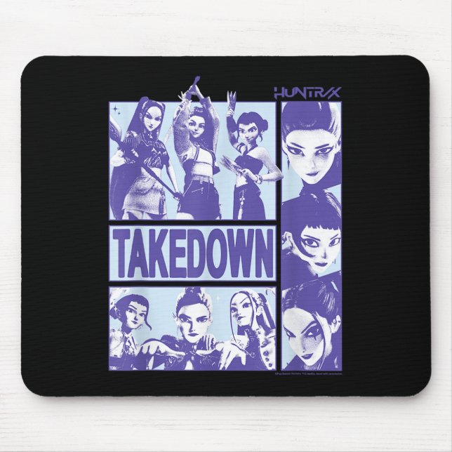 Kp Demon Hunters Halloween Huntrix Takedown Panel  Mouse Mat (Front)