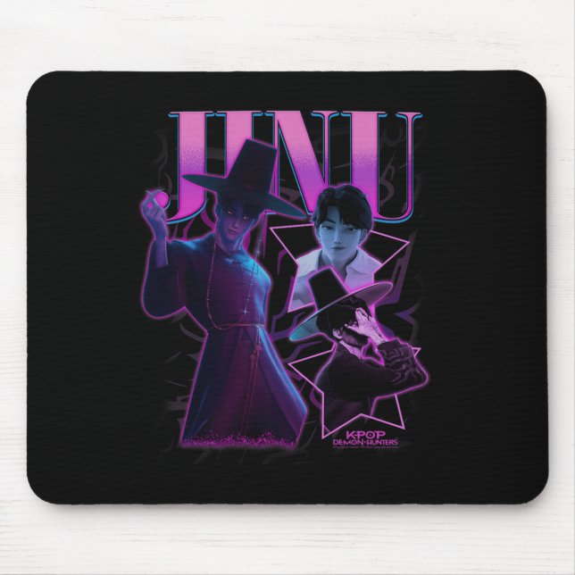 Kp Demon Hunters Halloween Jinu Showcase Y2k Style Mouse Mat (Front)