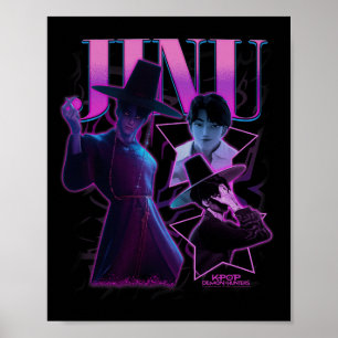Kp Demon Hunters Halloween Jinu Showcase Y2k Style Poster