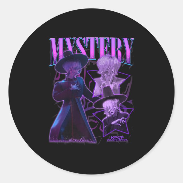 Kp Demon Hunters Halloween Mystery Showcase Y2k St Classic Round Sticker (Front)