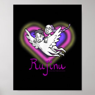 Kp Demon Hunters Halloween Rujino Chip Jinu And Ru Poster