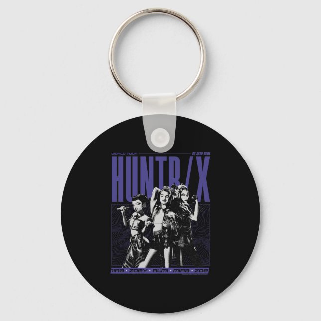 Kp Demon Hunters Halloween World Tour Huntrix Ster Key Ring (Front)