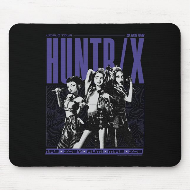 Kp Demon Hunters Halloween World Tour Huntrix Ster Mouse Mat (Front)