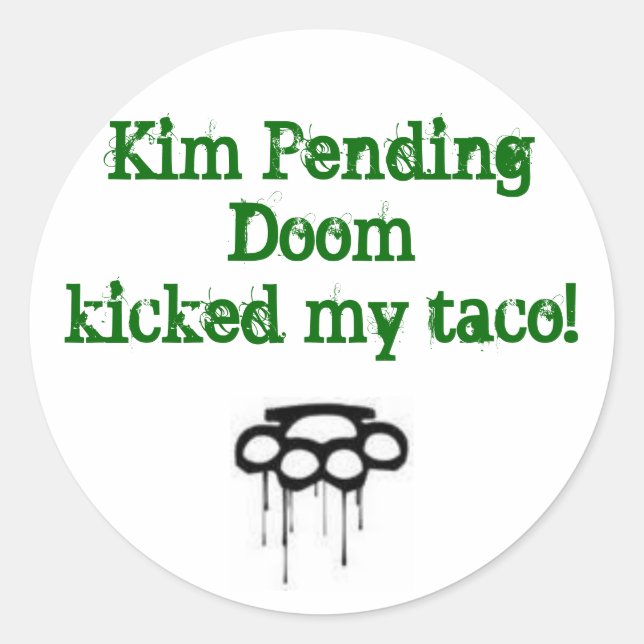 KPD stickie Classic Round Sticker (Front)