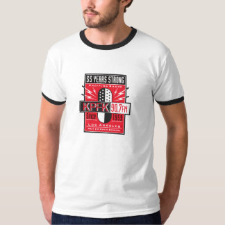 KPFK 55th Anniversary Ringer Shirt