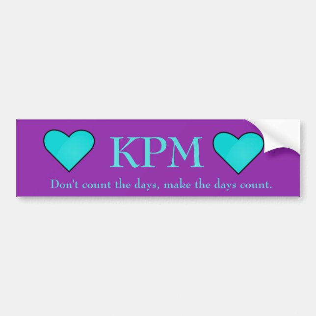 KPM Quote Bumper Sticker (Front)