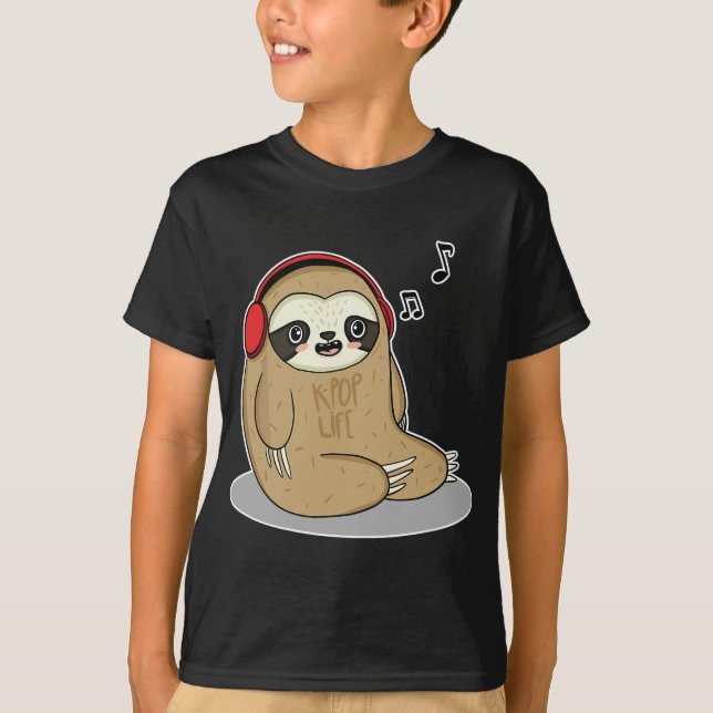 kpop and chill Merchandise Women tee (Front)