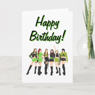 Kpop Birthday Card