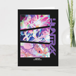 Kpop Demon Hunters Anime Girl Aesthetic Manga Pane Card