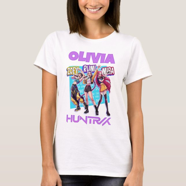 KPop Demon Hunters, Huntrix Womens T-Shirt (Front)