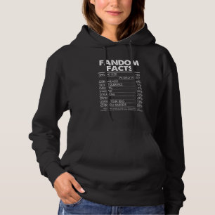 Kpop Fandom Kdrama Nutrition Facts Hoodie