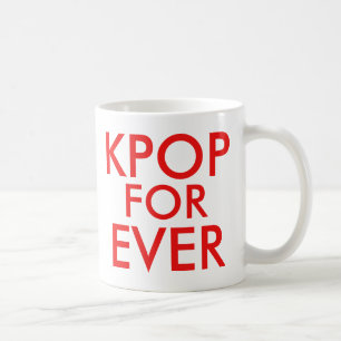 Kpop Forever   Music Fan Gift red Coffee Mug