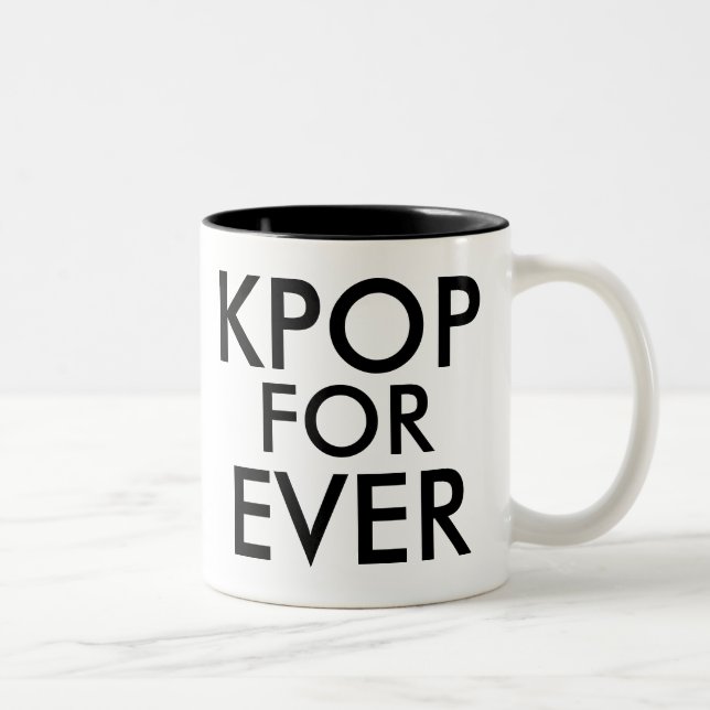 Kpop Forever | Music Fan Gift Two-Tone Coffee Mug (Right)