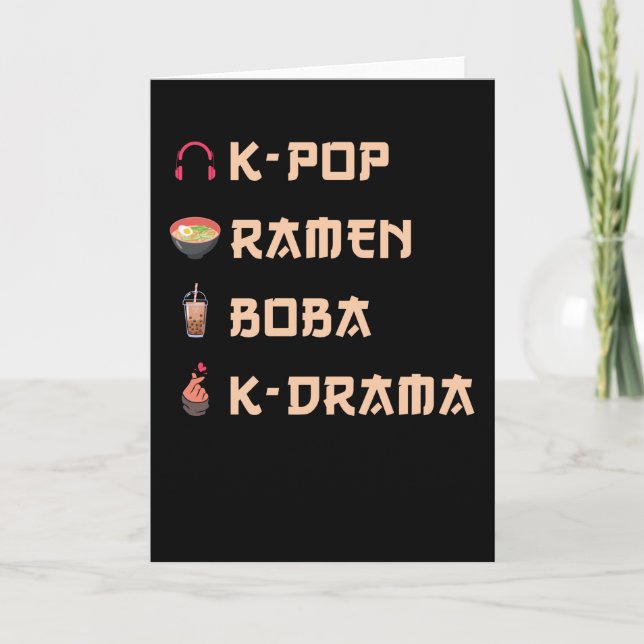 KPOP Gift Card (Front)