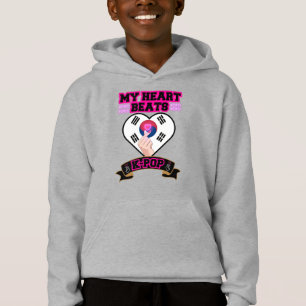 KPop Heart Korea Flag Hand Symbol Music Design