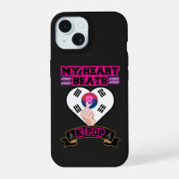 KPop Heart Korea Flag Hand Symbol Music Design