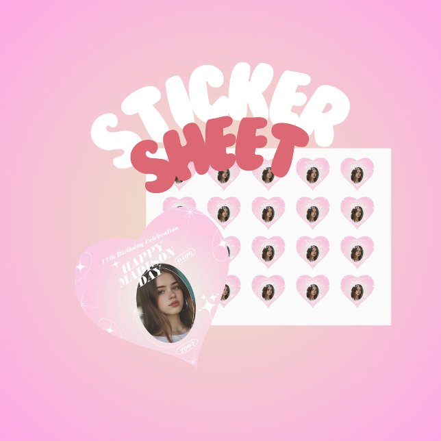 Kpop Idol Birthday Fancafe Style Sticker (Creator Uploaded)