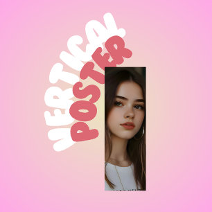 Kpop Idol Birthday Fancafe Style Vertical Poster