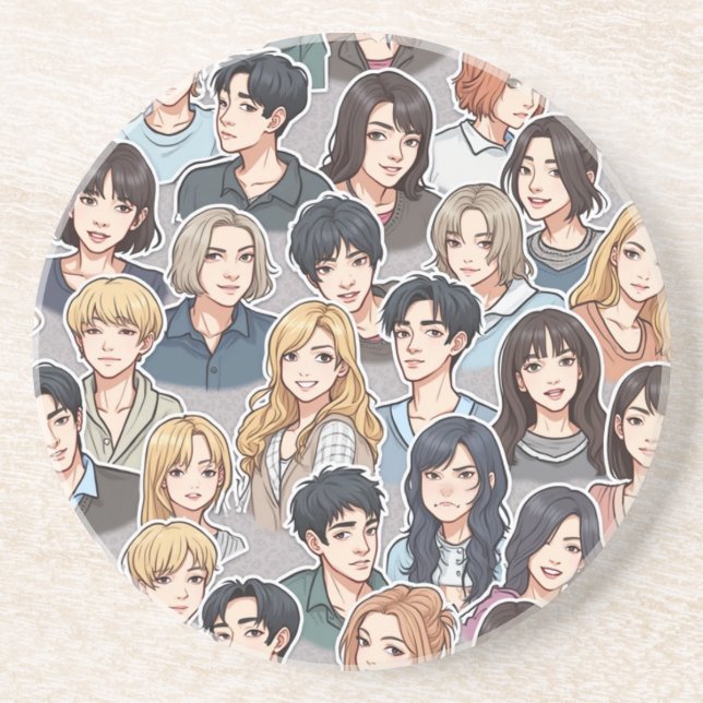 Kpop image Coaster  (Front)