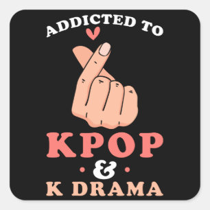 Kpop Kdrama Square Sticker