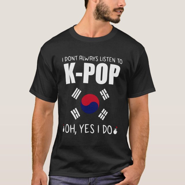 Kpop Korean Pop Merchandise South Korea Gift T-Shirt (Front)