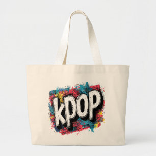 “KPOP” LARGE TOTE BAG