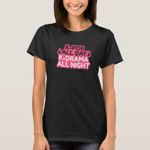 Kpop Music K Drama Korean Finger Heart Keto Girl G T-Shirt