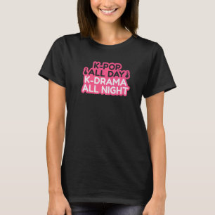 Kpop Music K Drama Korean Finger Heart Keto Girl G T-Shirt