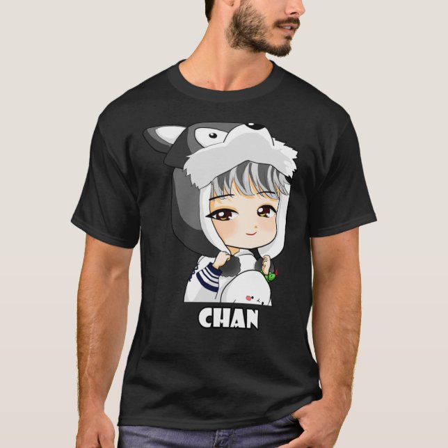 KPOP STRAY KIDS BANG CHAN CHIBI Classic T-Shirt (Front)
