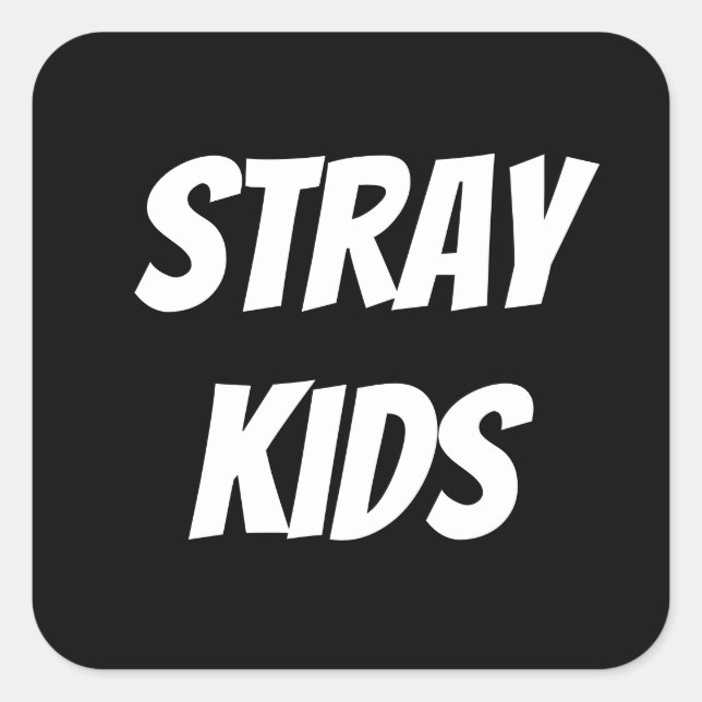 kpop (Stray kids) Square Sticker (Front)