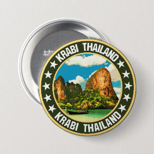 Krabi 7.5 cm round badge