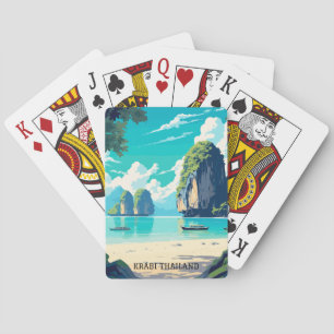 Krabi Thailand Beach Paradise Travel Playing Cards