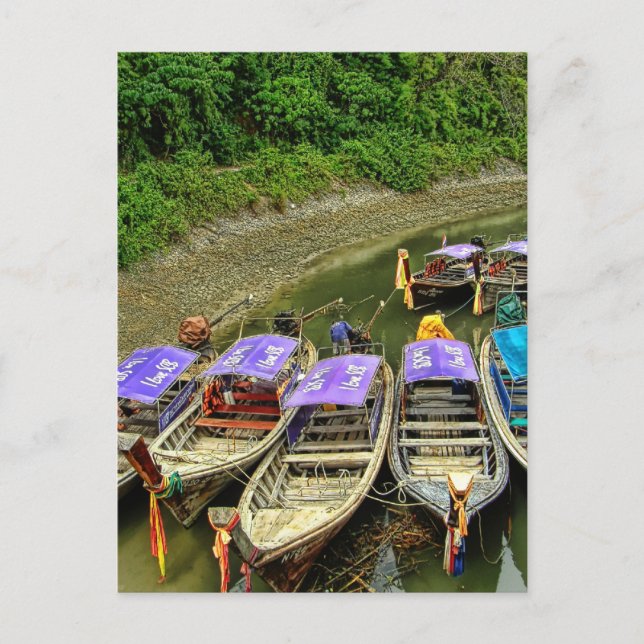 Krabi | Water Taxis Postcard (Front)