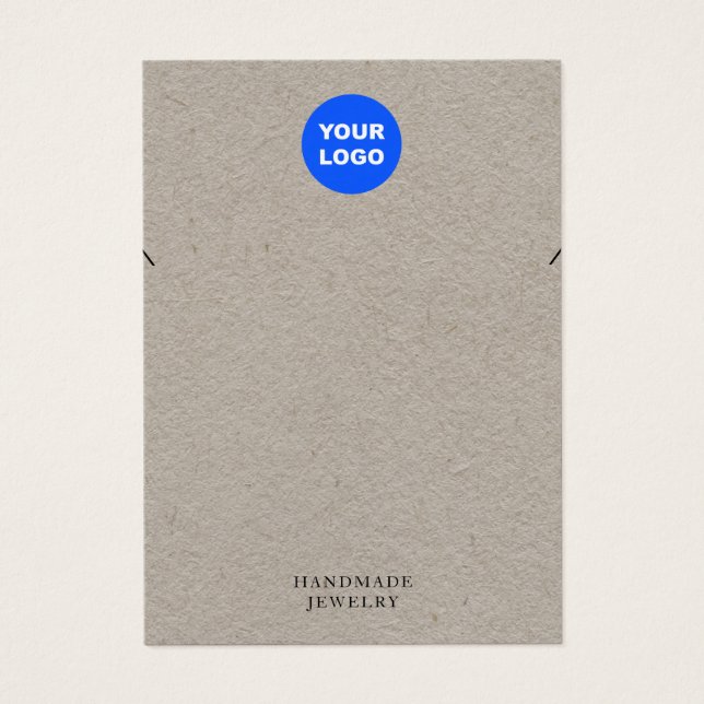 Kraft Add Logo Necklace Bracelt  Display Card (Front)